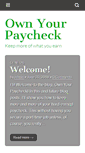 Mobile Screenshot of ownyourpaycheck.com